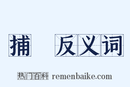 捕獵反义词是什么意思的图片